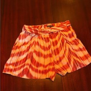 Banana Republic High Waist Red and White Shorts